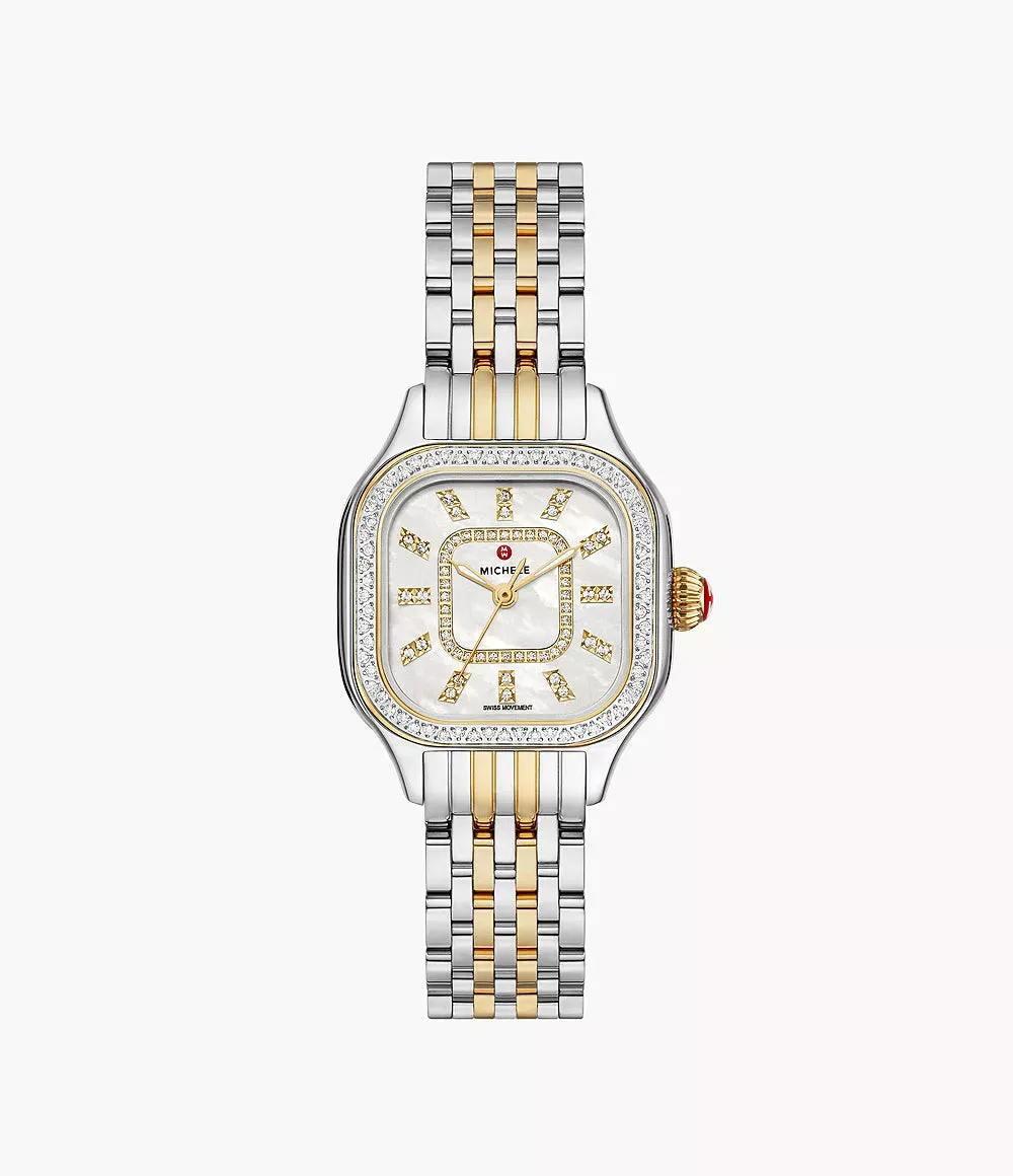 Meggie Two-Tone Diamond Stainless Steel Watch MWW33B000002