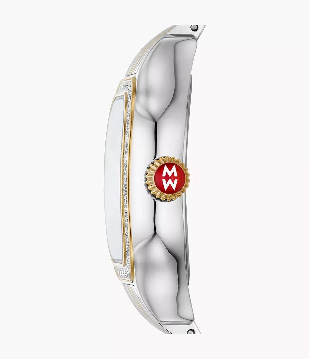 Meggie Two-Tone Diamond Stainless Steel Watch MWW33B000002
