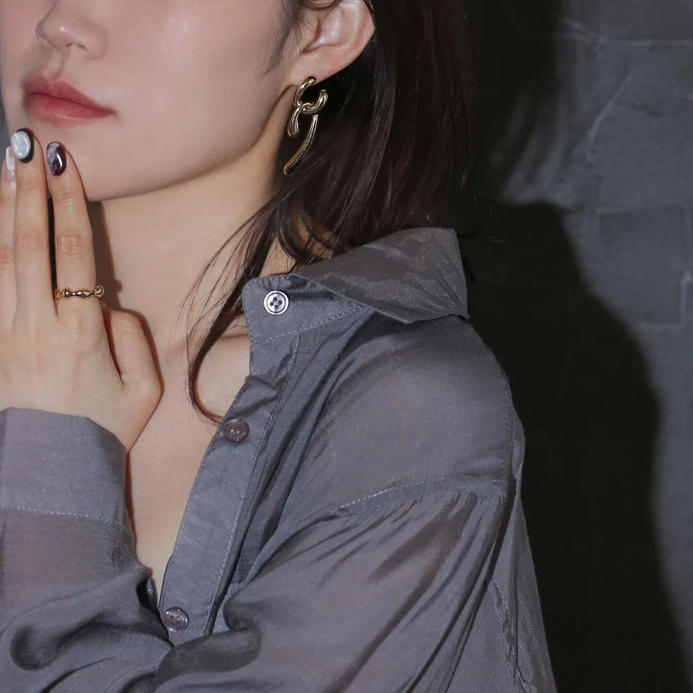 Melting Stick Mismatched Earrings