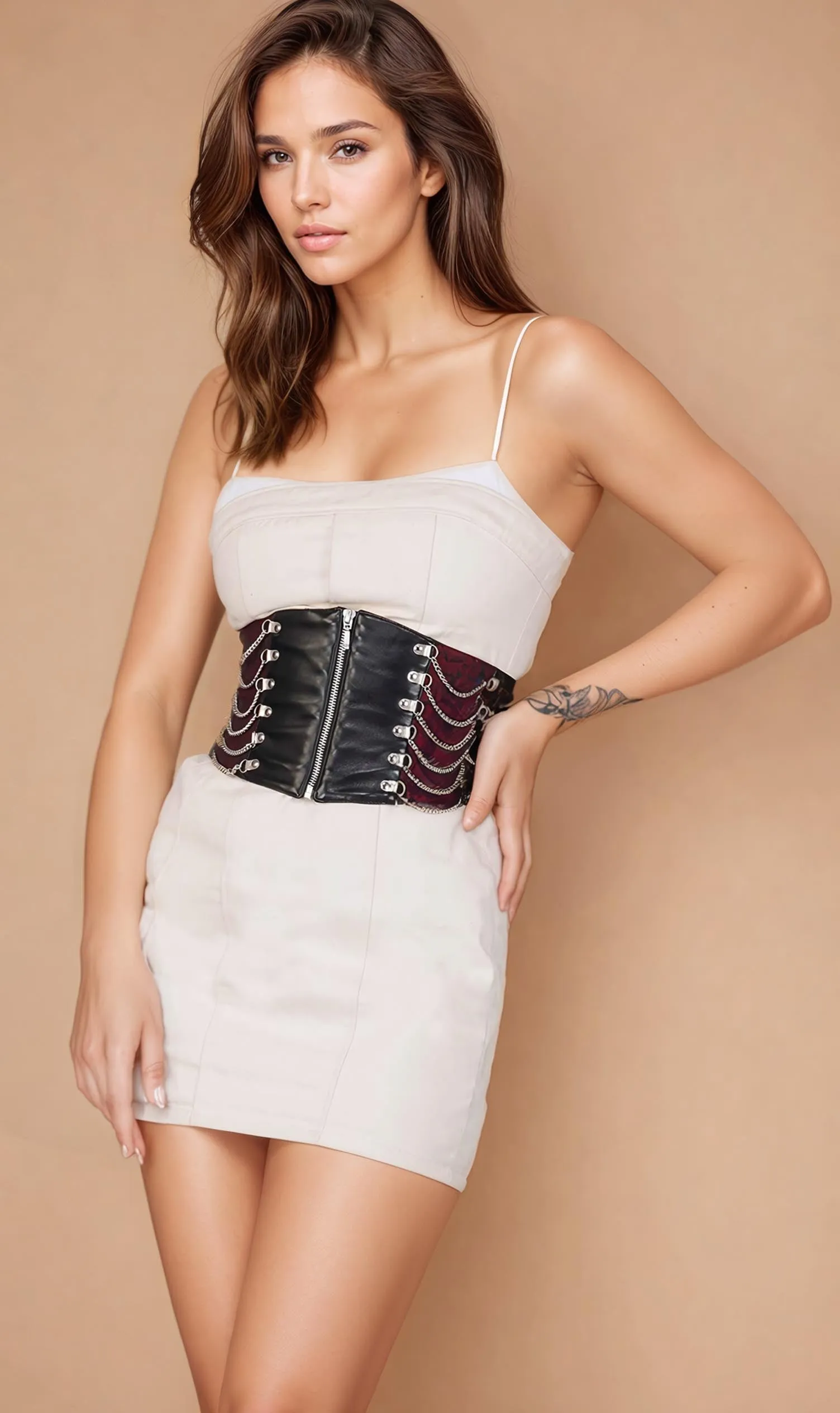 Mendy Brocade Corset Belt