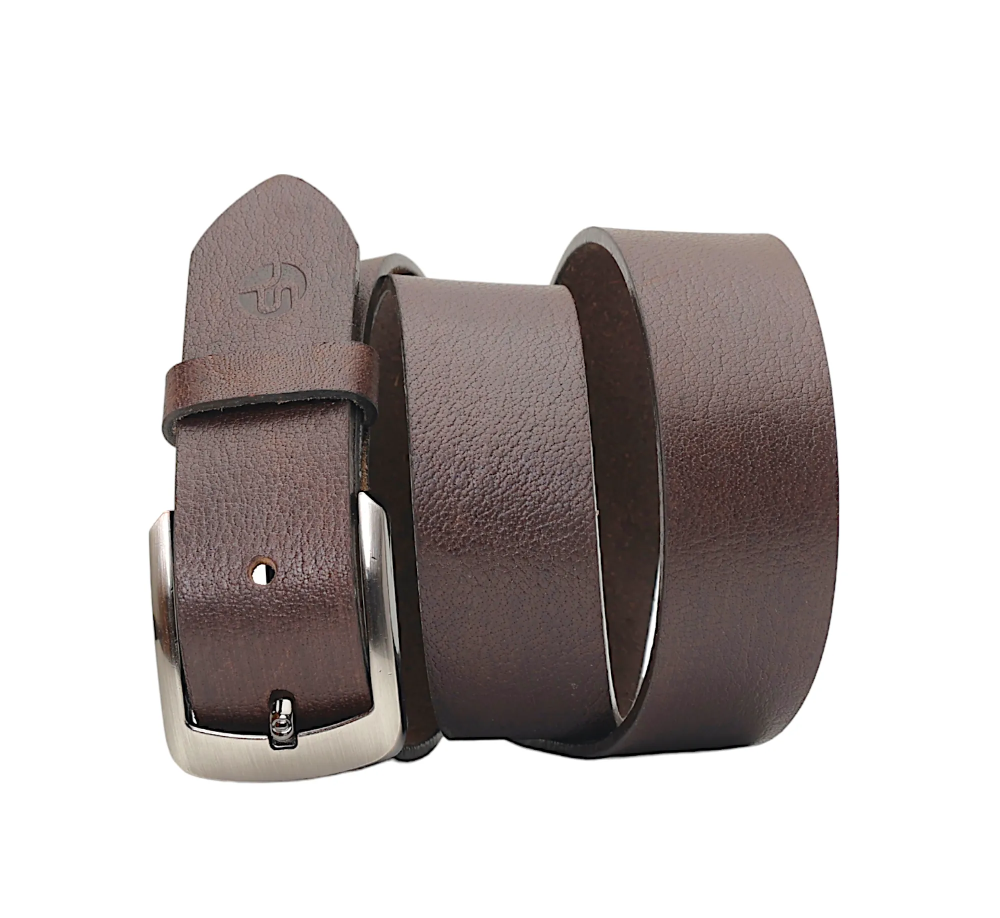 Mens Casual leather Belt 39009(BROWN)