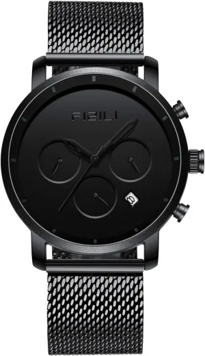 Men's Fashion Minimalist Wrist Watch Waterproof Watches Simple Ultra Thin Watches