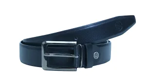 Mens Formal leather Belt 40408(BLACK)