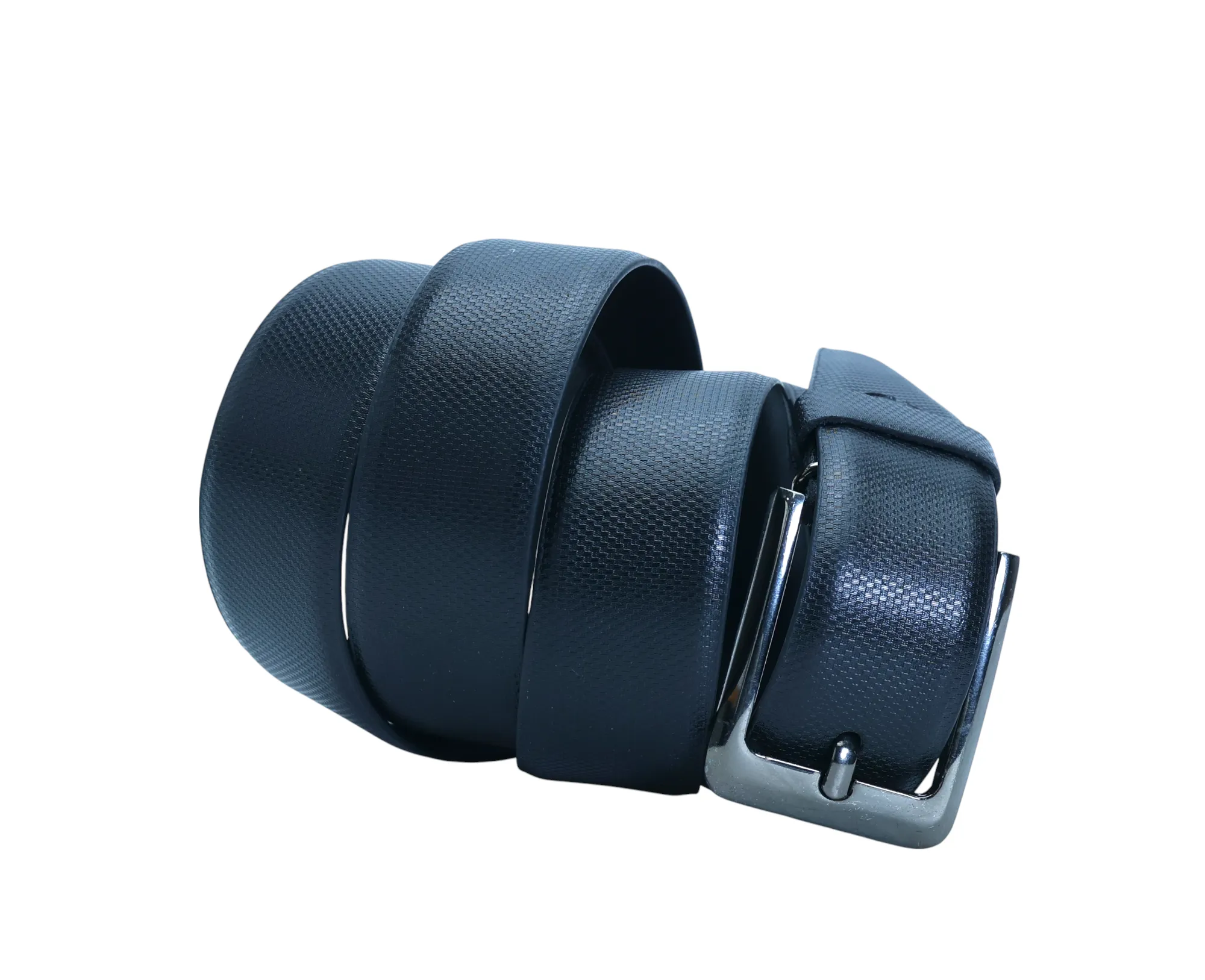 Mens Formal leather Belt 40408(BLACK)