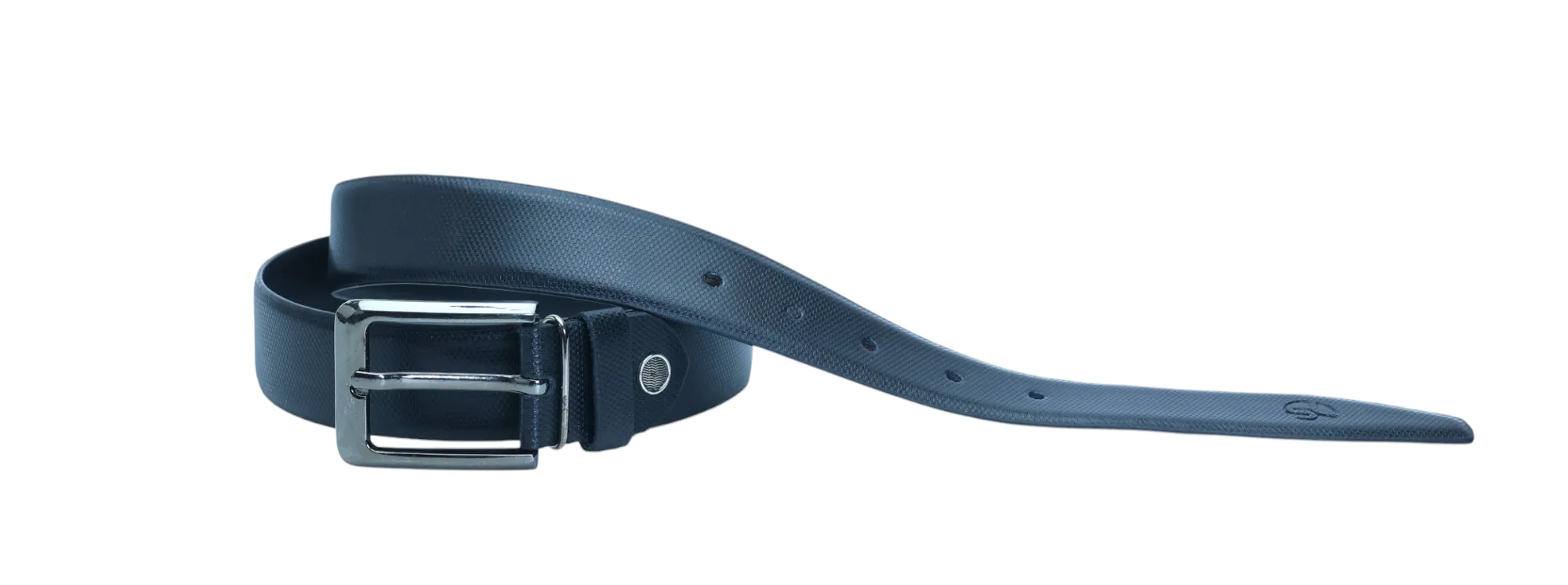 Mens Formal leather Belt 40408(BLACK)