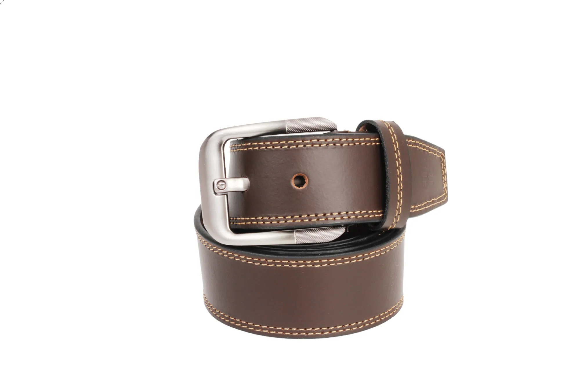 Mens Formal leather Belt 54761 (BR)