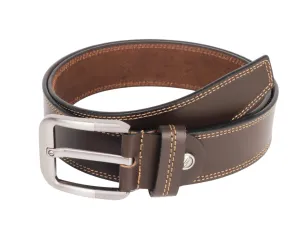 Mens Formal leather Belt 54761 (BR)
