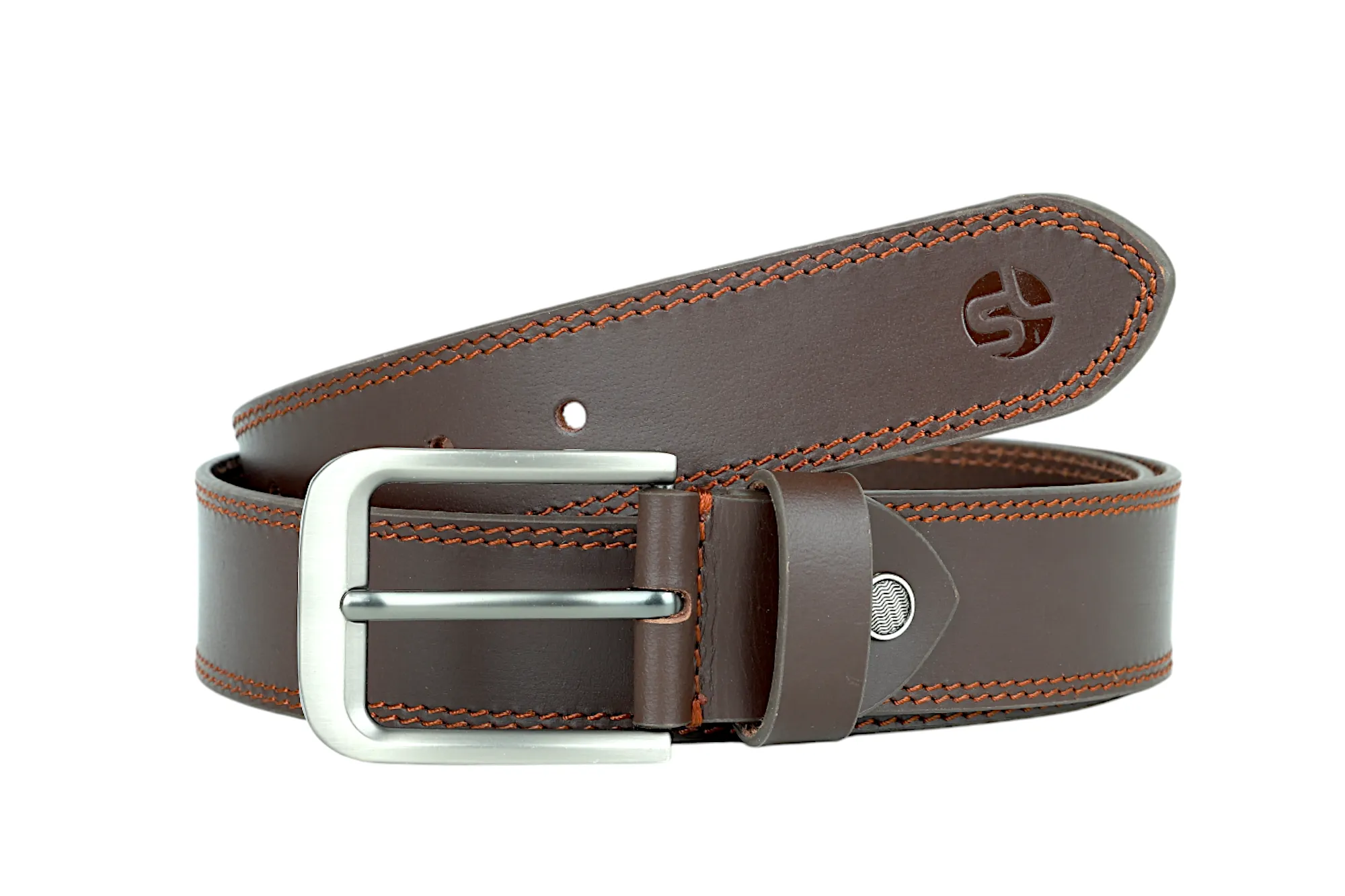 Mens Leather Casual Belt 912403