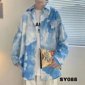 Men's Oversized Full Sleeve Chic Korean Style Shirt SY088