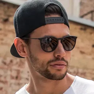 Men’s Round Cat Eye Sunglasses