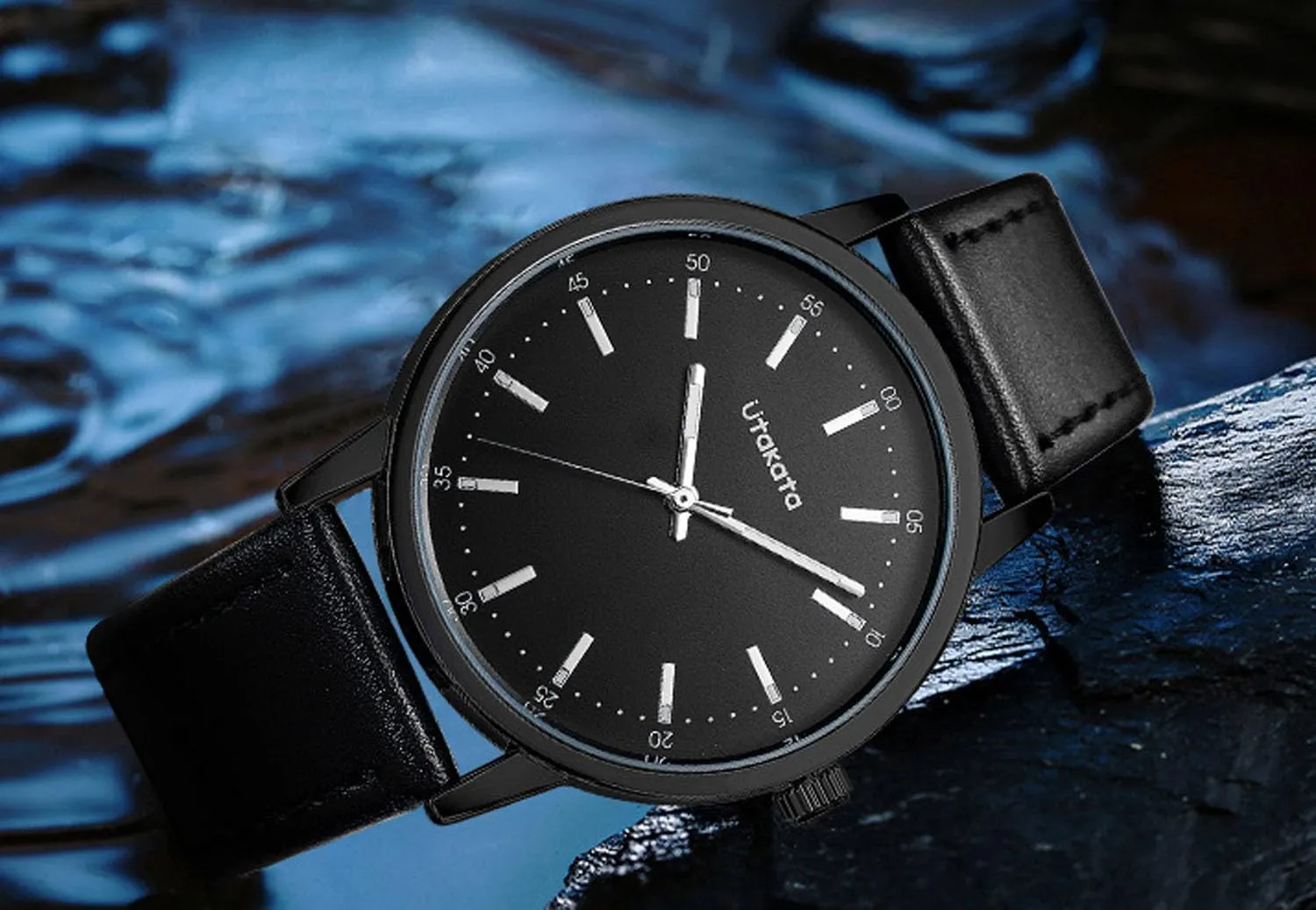 Men's Watches, Men's Minimalist Traditional Slim Analog Quartz Watches