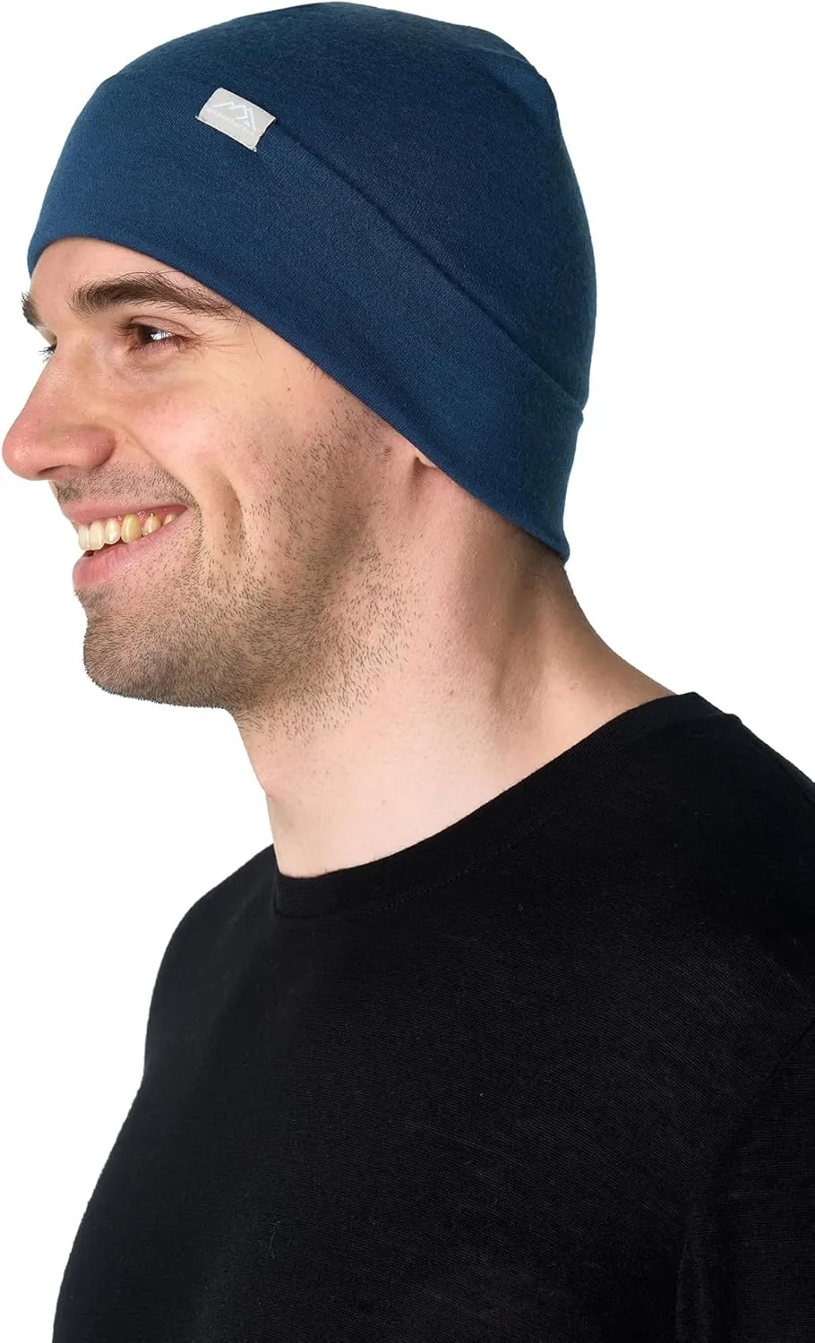 Merino Wool Beanie Men and Women  Cuff Merino Wool Hats for Men and Women - Unisex Adult Beanie Hat and Socks