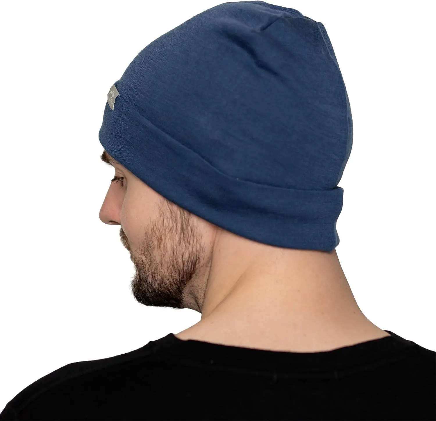 Merino Wool Beanie Men and Women  Cuff Merino Wool Hats for Men and Women - Unisex Adult Beanie Hat and Socks