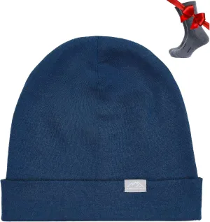 Merino Wool Beanie Men and Women  Cuff Merino Wool Hats for Men and Women - Unisex Adult Beanie Hat and Socks