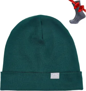 Merino Wool Beanie Men and Women  Cuff Merino Wool Hats for Men and Women - Unisex Adult Beanie Hat and Socks