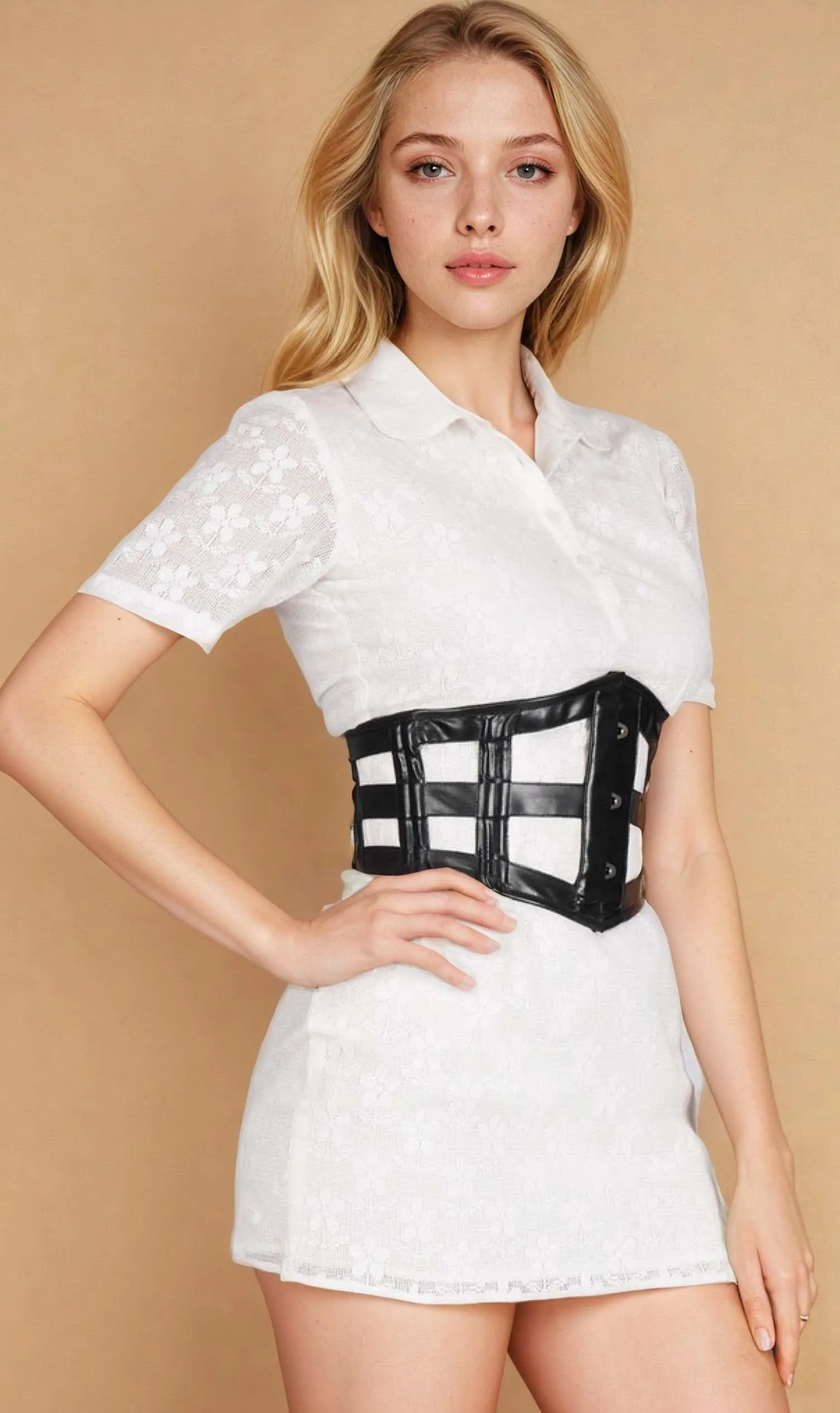 Merridan Black Corset Belt