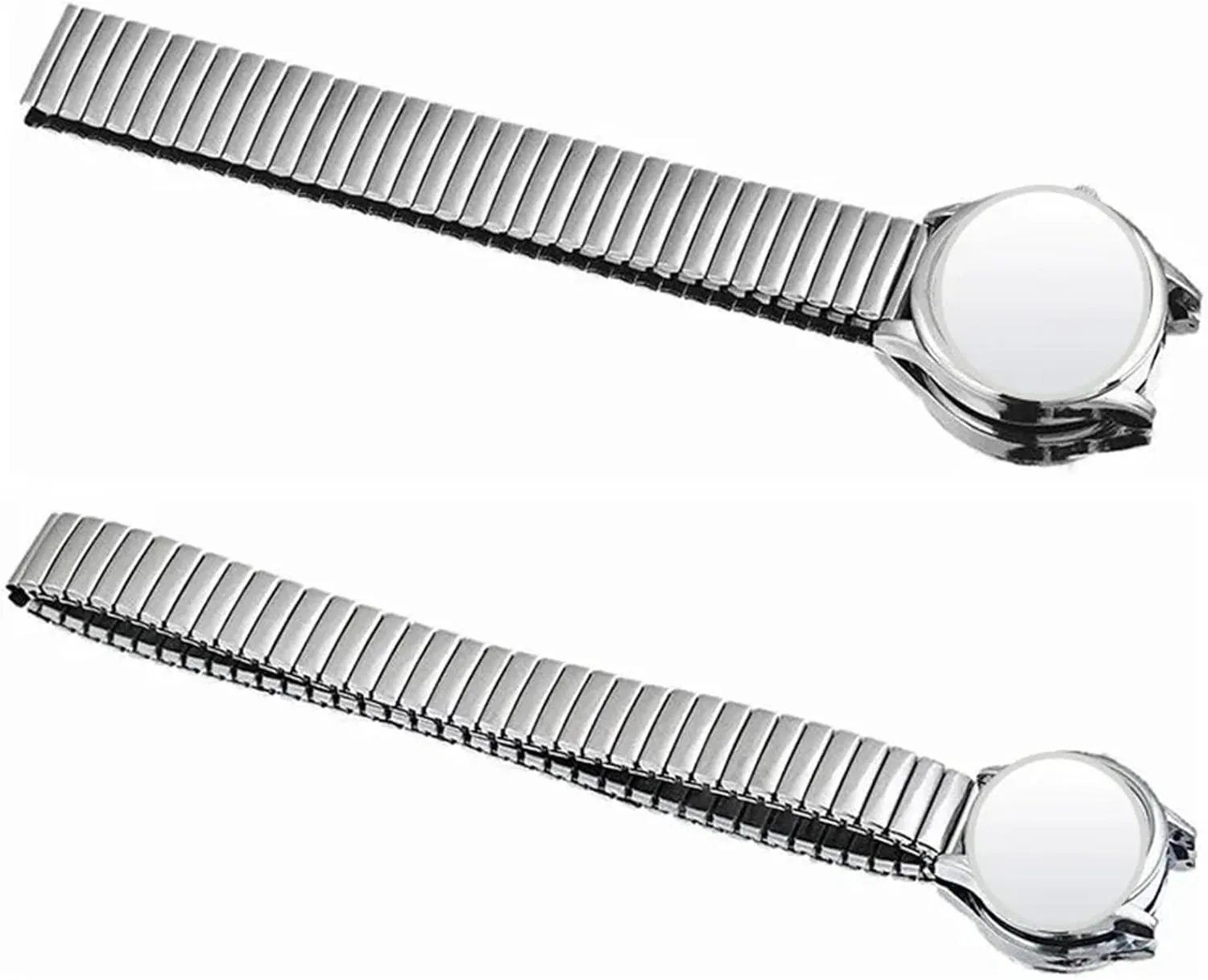 Metal Elastic Strap 12 14 16 18 20 22mm Expansion Watch Band Men Women Universal Replacement
