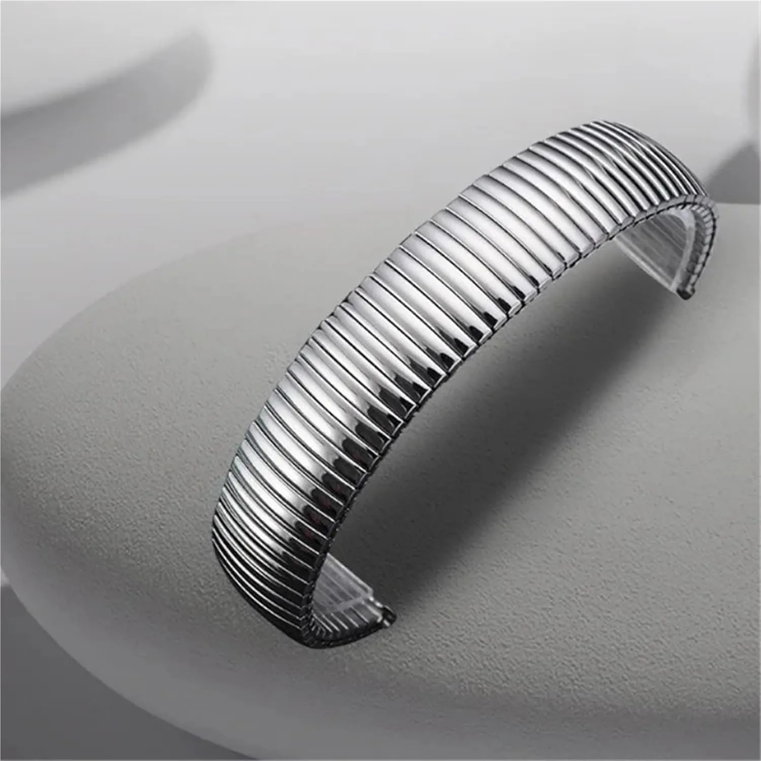 Metal Elastic Strap 12 14 16 18 20 22mm Expansion Watch Band Men Women Universal Replacement