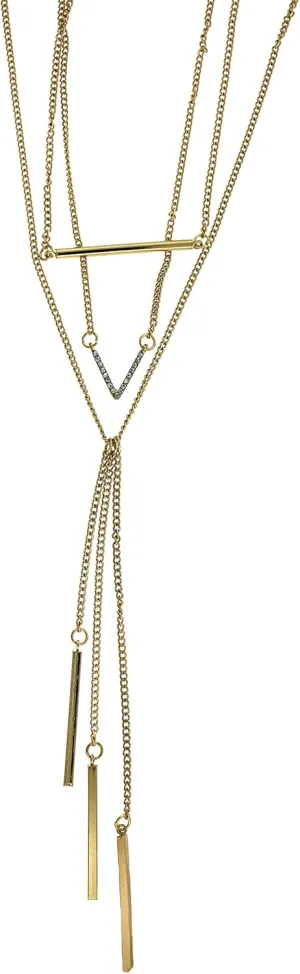 Mi Amore Layered, Gold-Tone Statement Necklace TMN804