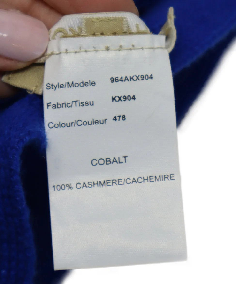 Michael Kors Royal Blue Cashmere Scarf