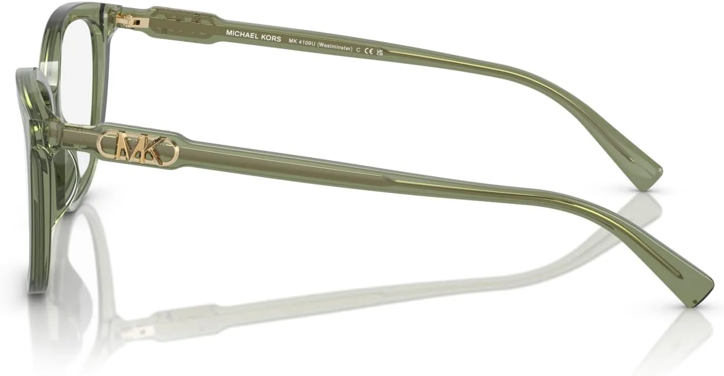 Michael Kors Women's Mk4109u Westminster Universal Fit Cat Eye Prescription Eyewear Frames