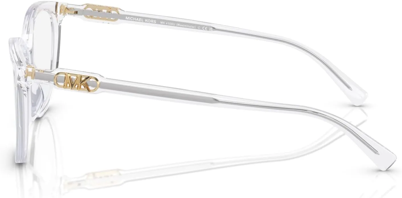 Michael Kors Women's Mk4109u Westminster Universal Fit Cat Eye Prescription Eyewear Frames