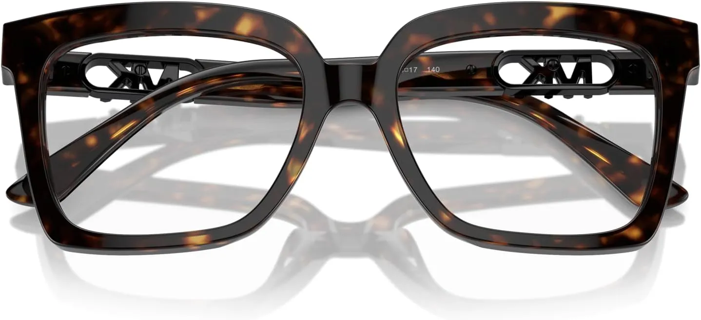 Michael Kors Women's Mk4119u Nassau Universal Fit Square Prescription Eyewear Frames