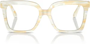 Michael Kors Women's Mk4119u Nassau Universal Fit Square Prescription Eyewear Frames