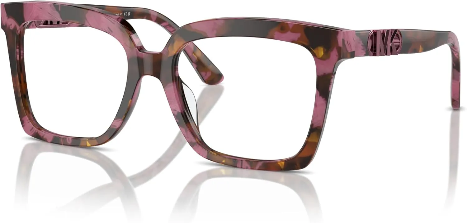Michael Kors Women's Mk4119u Nassau Universal Fit Square Prescription Eyewear Frames