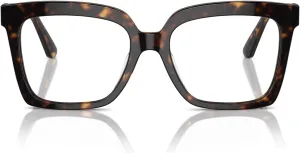 Michael Kors Women's Mk4119u Nassau Universal Fit Square Prescription Eyewear Frames