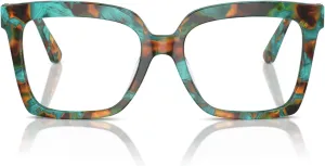 Michael Kors Women's Mk4119u Nassau Universal Fit Square Prescription Eyewear Frames