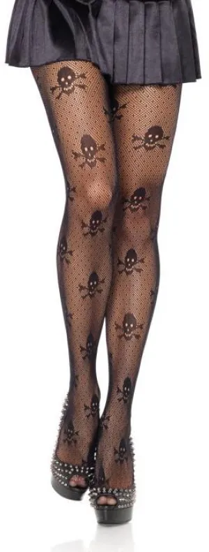 Micronet Skull Tights (Women's)