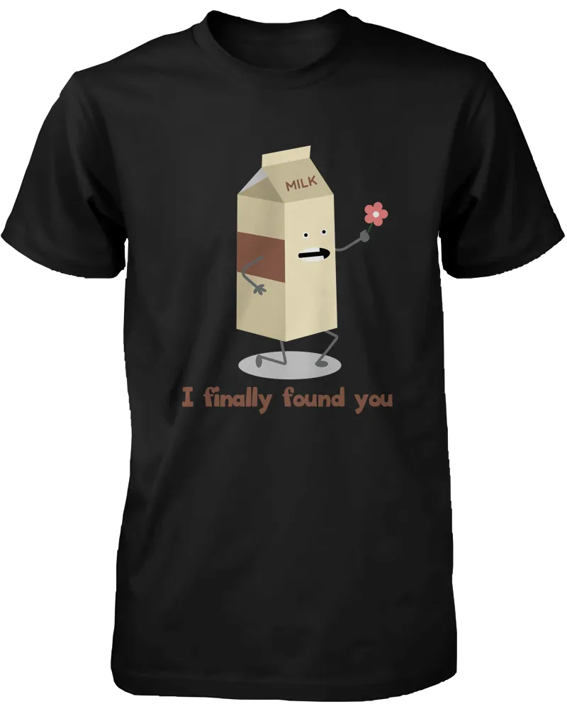 Milk & Chocochip Cookie I Finally Found You My Other Half Matching Couple Shirts (his & hers Set)