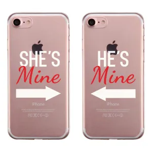 Mine Red Couple Matching Phone Cases Romantic Thoughtful Proud Gift