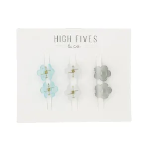 Mini Daisy Hair Claw Clips - Set of 6