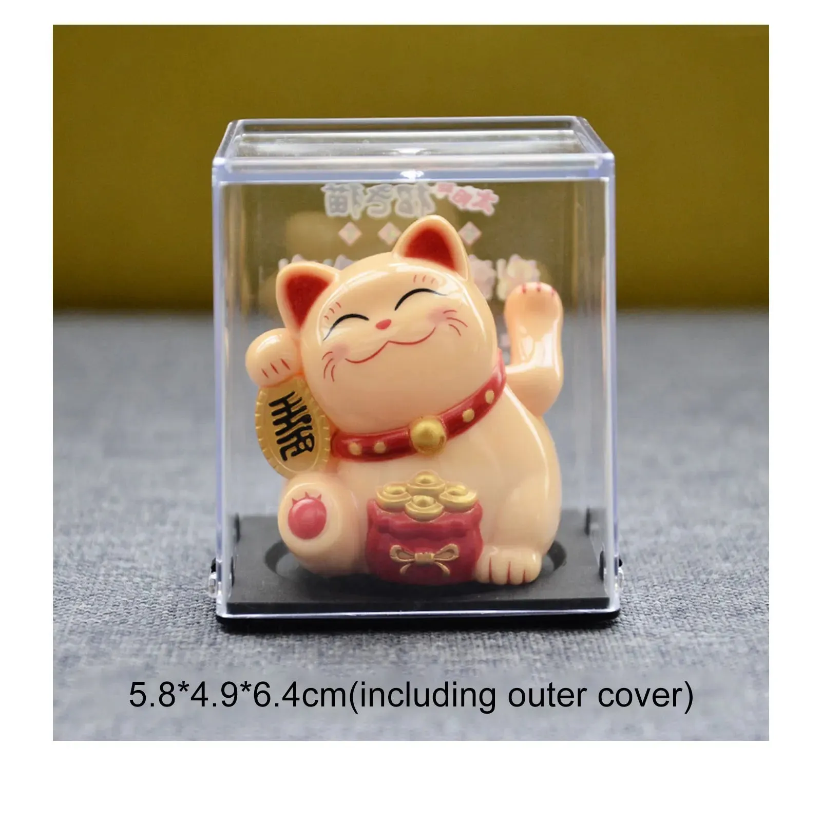Mini Waving Japanese Lucky Cat