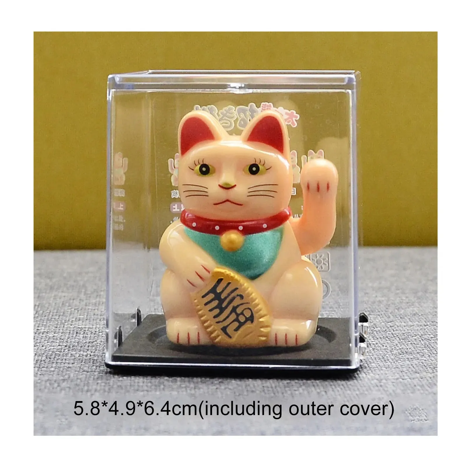 Mini Waving Japanese Lucky Cat