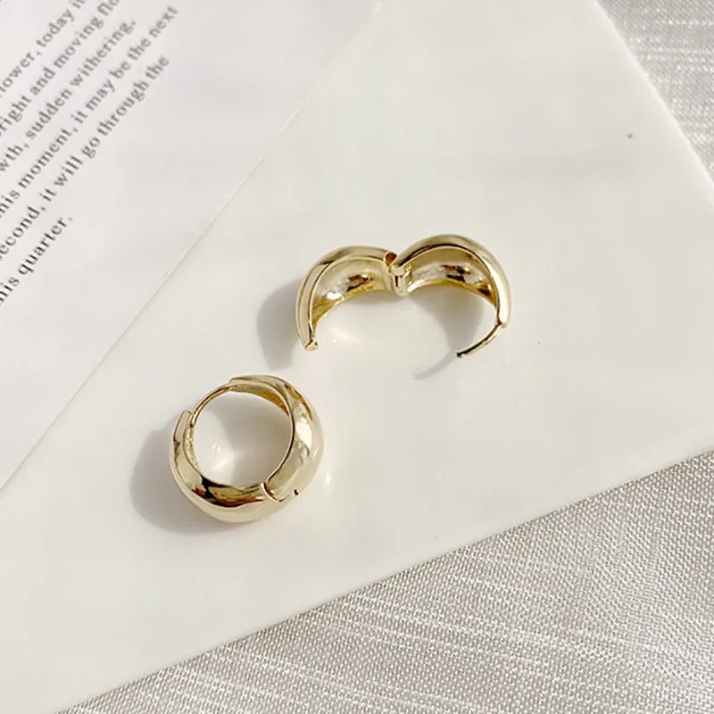 Minimalist 925 Sterling Silver Stud Earrings for Women