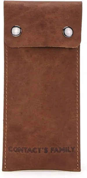 Minimalist Leather Watch Case (Brown)