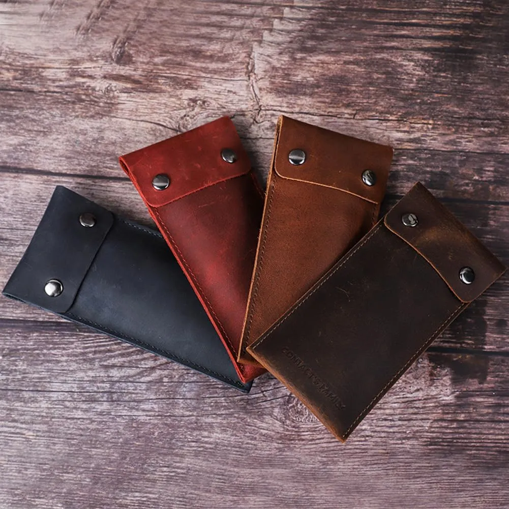 Minimalist Leather Watch Case (Brown)