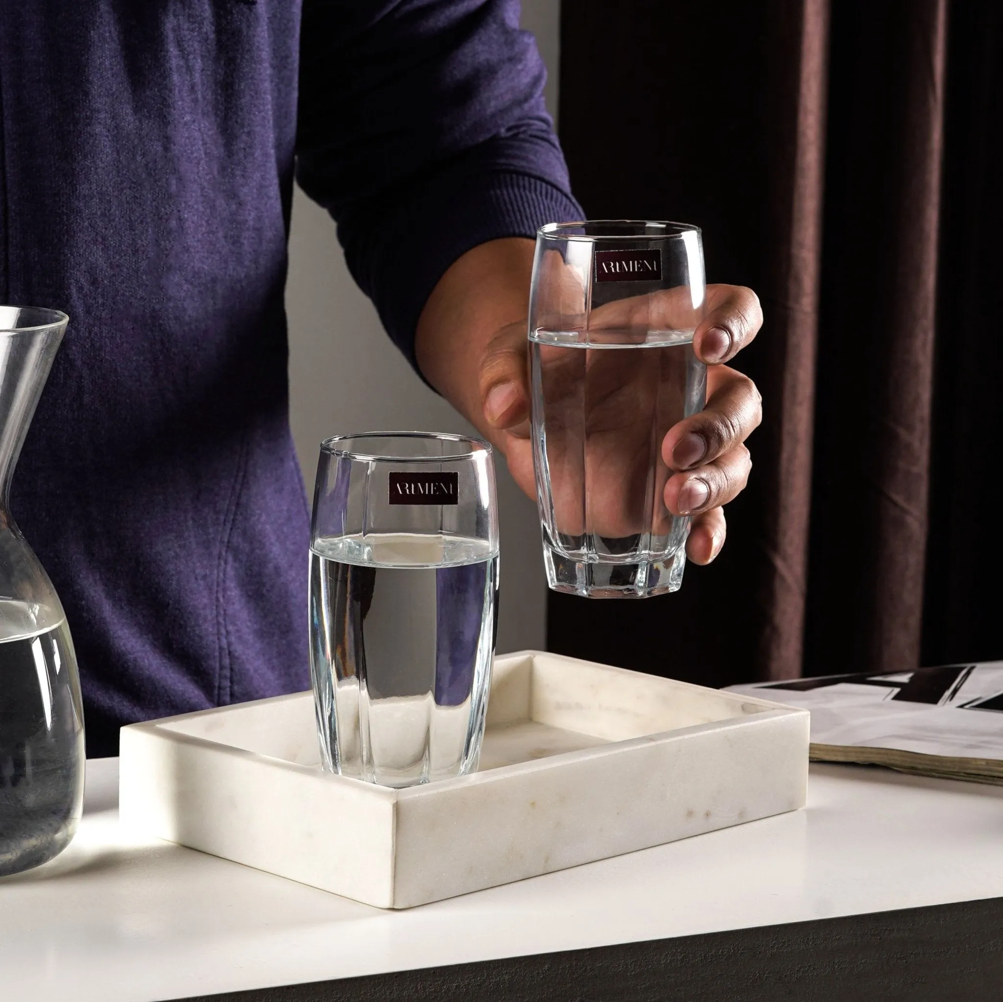 Minimalist Solid Drinking Glasses