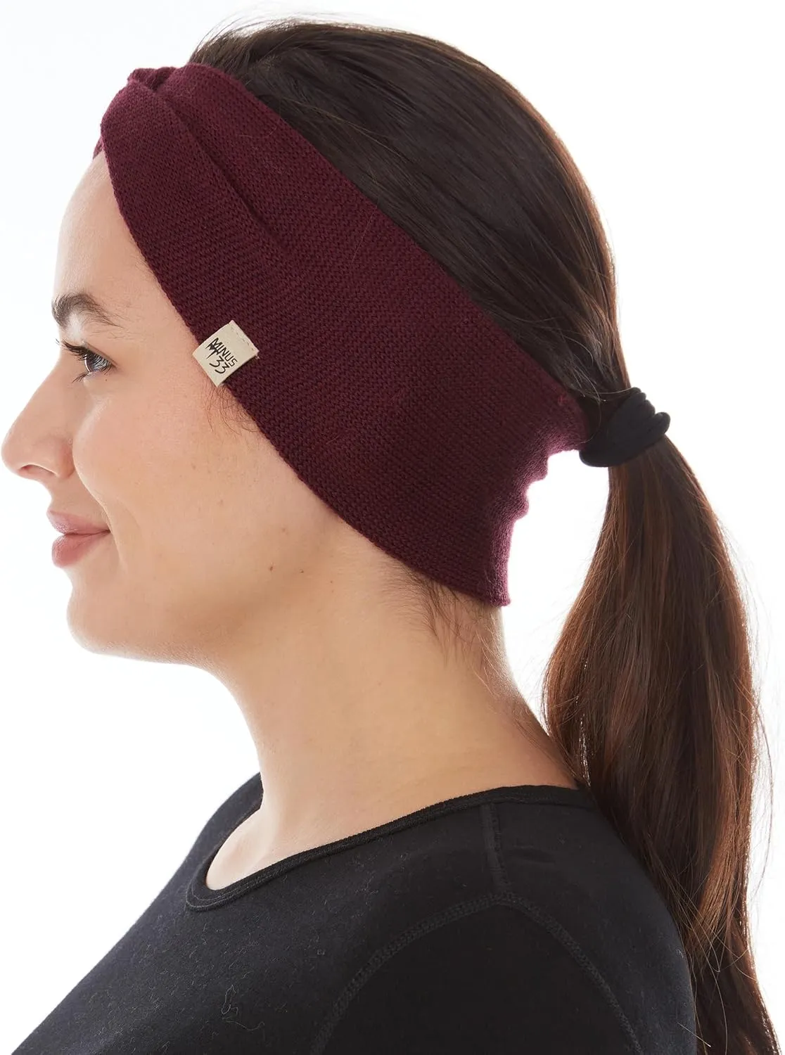 Minus33 Everyday Knit Twist Headband- 100% Merino Wool - Midweight Women's Warm Headband - Winter Ear Warmers