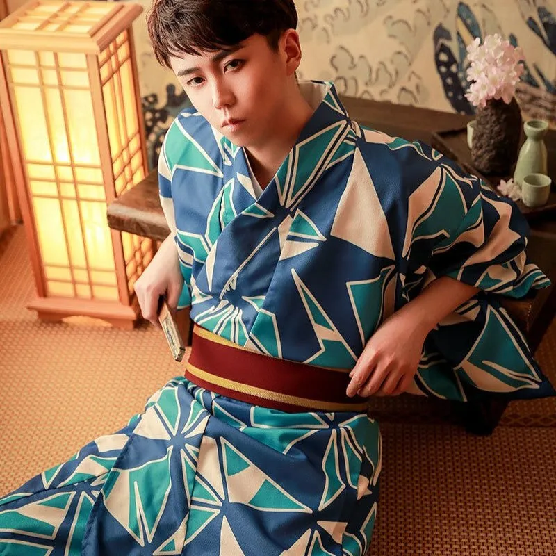 Modern Men's Kimono 'Toyoashi'