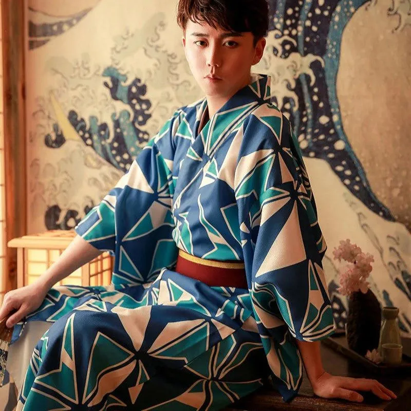 Modern Men's Kimono 'Toyoashi'