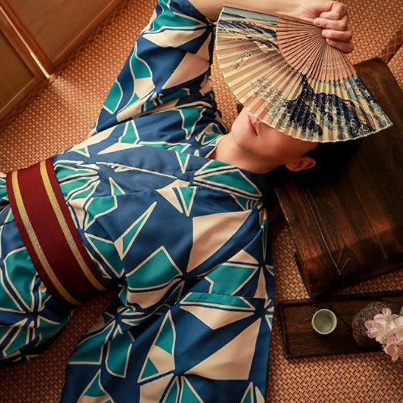 Modern Men's Kimono 'Toyoashi'