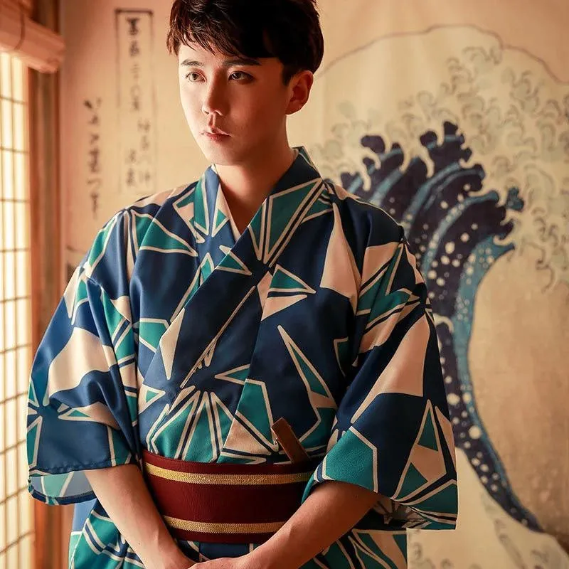Modern Men's Kimono 'Toyoashi'