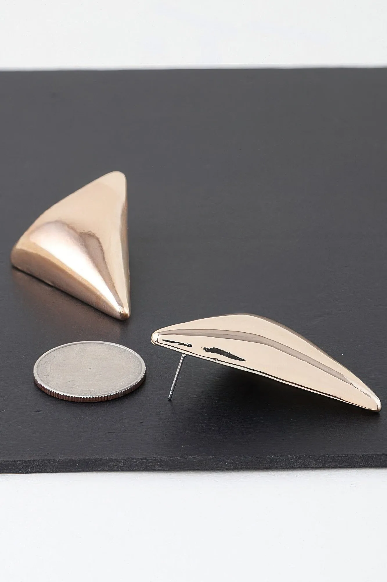 Modern Triangular Stud Earrings
