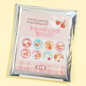 Molang Strawberry Lover Badge