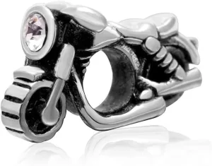 Motorcycle Charm Sport Charm Travel Charm Vacation Charm for Pandora Bracelet (Motorcycle)