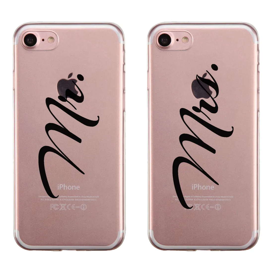 Mr. And Mrs. Couple Matching Phone Cases Charming Anniversary Gift